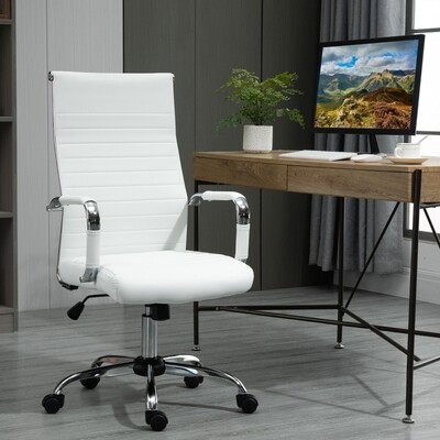 ergonomischer Bürostuhl mit Wippfunktion Weiss