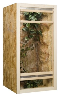 OSB Hochterrarium, Holzterrarium 60 x 60 x 120 cm mit Frontbelüftung
