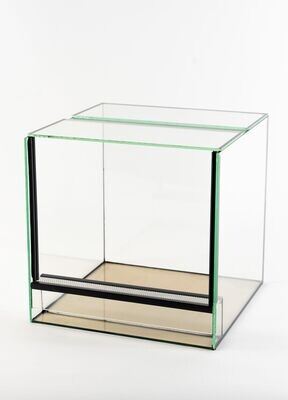 Glasterrarium 30 x 30 x 30 cm mit Fallscheibe