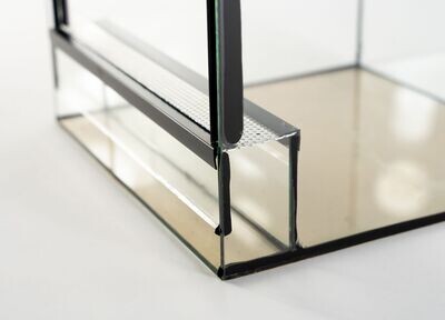 Glasterrarium 25 x 25 x 50 cm mit Fallscheibe