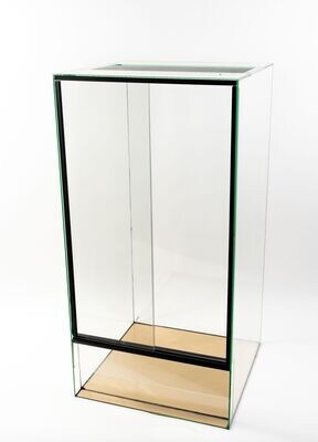 Glasterrarium 40 x 40 x 80 cm mit Schiebescheiben