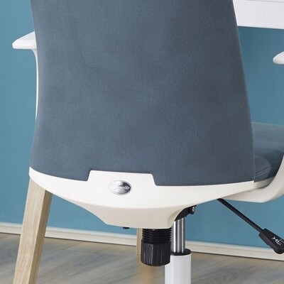 Bürostuhl mit Wippenfunktion Home-Office-Stuhl höhenverstellbar