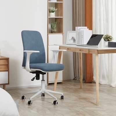 Bürostuhl mit Wippenfunktion Home-Office-Stuhl höhenverstellbar