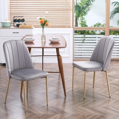 2er-Set Stühle im Retrodesign