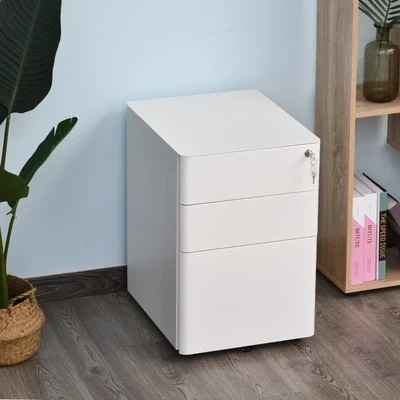 Aktenschrank mit Schliessfächern Stahl Weiss