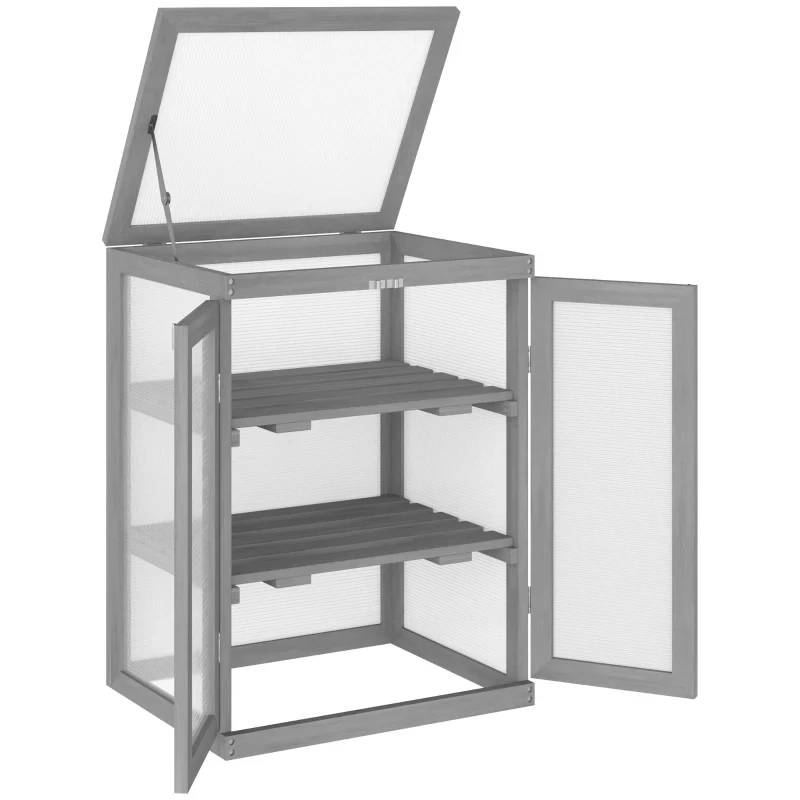 Gewächshaus, Treibhaus, transparent, 58 x 44 x 78cm
