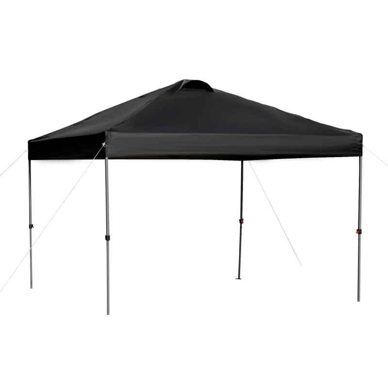 Pop-up Faltpavillon ca. 3x3m, wasserdicht Stabil Winterfest , UV Schutz, Faltbares Partyzelt mit Tasche, Schwarz