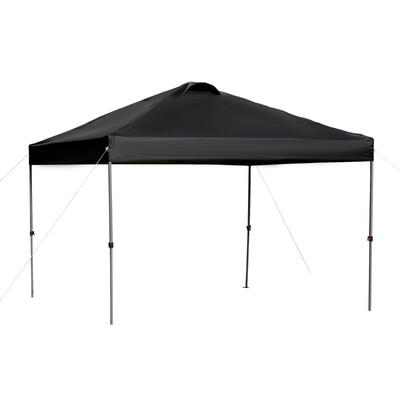 Pop-up Faltpavillon ca. 3x3m, wasserdicht Stabil Winterfest , UV Schutz, Faltbares Partyzelt mit Tasche, Schwarz