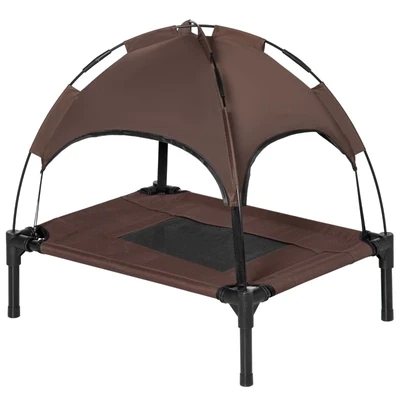 Haustierbett mit Baldachin Hundebett Hundeliege outdoor