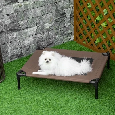 Hundebett Hundeliege Outdoor Katzenbett 76 x 61 x 18 cm