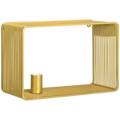 Wandleuchte im Vintage-Design, Wandlicht, Kippschalter, Goldfarben