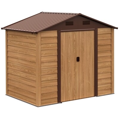 Geräteschuppen mit 3 Regalböden, Gartenschuppen