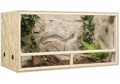 OSB-Terrarium 100 x 50 x 50 cm Seitenbelüftung