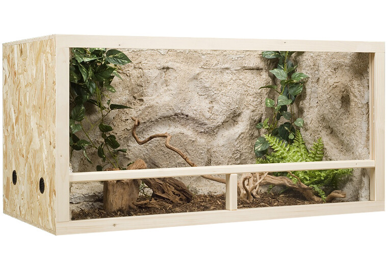 OSB-Terrarium 100 x 50 x 50 cm Seitenbelüftung