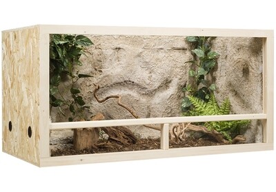 OSB-Terrarium 100 x 50 x 50 cm Seitenbelüftung