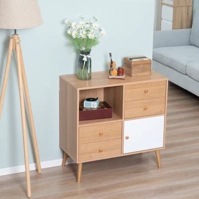 Sideboard Kommode Schrank 80 cm x 39 cm x 80 cm