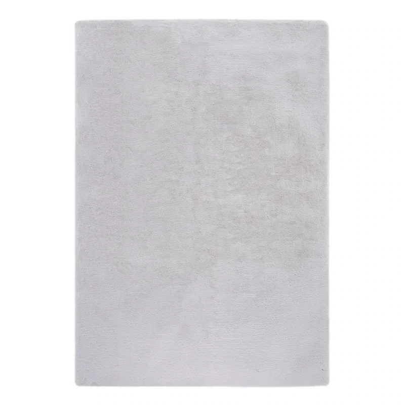 Teppich Hochflor Grau 160 x 230 x 3,5 cm