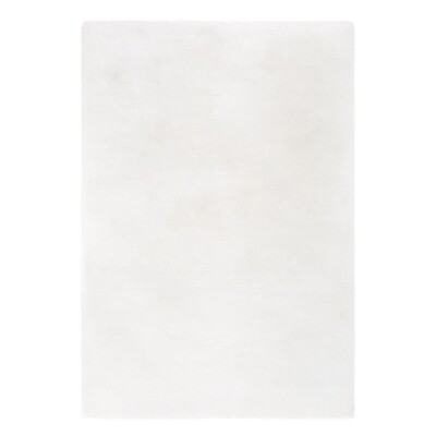 Teppich Hochflor Weiss 160 x 230 x 3,5 cm