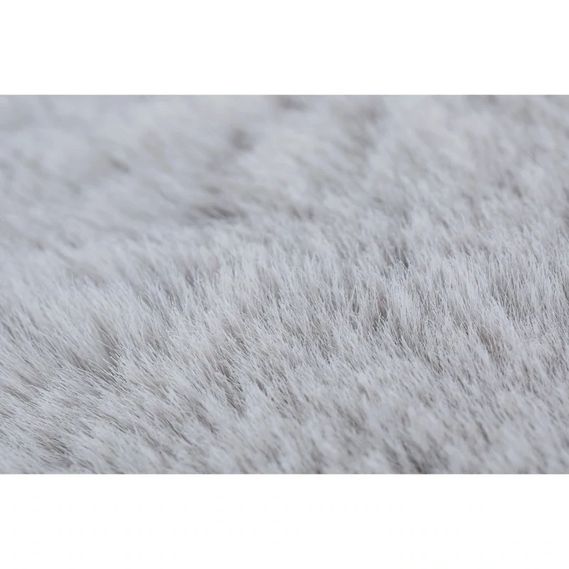 Teppich Hochflor Grau 160 x 230 x 3,5 cm