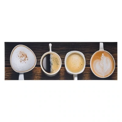 Teppich Küchenläufer Coffee / Kaffee 50 x 150 cm