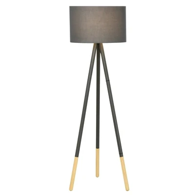 Stehlampe Standleuchte Grau
