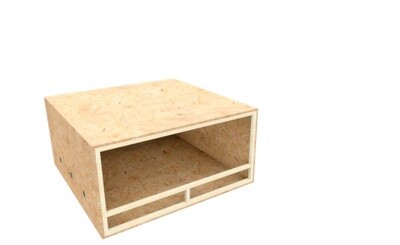 Massgefertigtes Terrarium mit Seitenbelüftung bis max. 120 / 120 / 60 cm