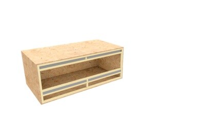 Massgefertigtes Terrarium mit Frontbelüftung bis max. 150 / 80 / 60 cm