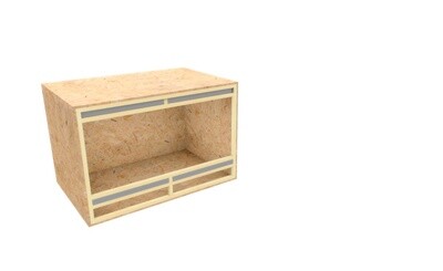Massgefertigtes Terrarium mit Frontbelüftung bis max. 150 / 80 / 80 cm