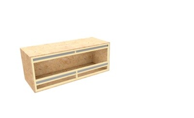 Massgefertigtes Terrarium mit Frontbelüftung bis max. 150 / 60 / 60 cm