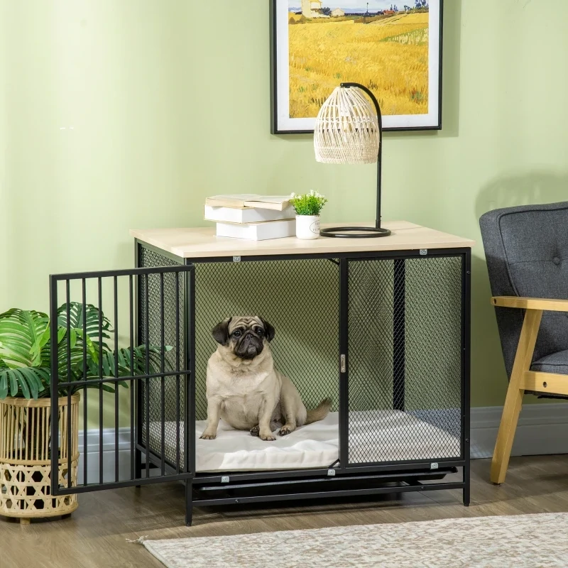 Hundekäfig, Hundebox, Schwarz – Komfort & Sicherheit für Welpen