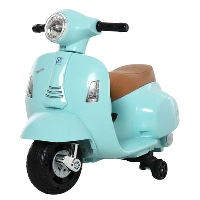 Elektrofahrzeug Vespa Kindermotorrad 66,5 cm x 38 cm x 52 cm grün