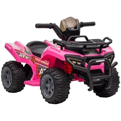 Mini Elektro-Quad Kinder Elektro ATV Frontlicht Rosa