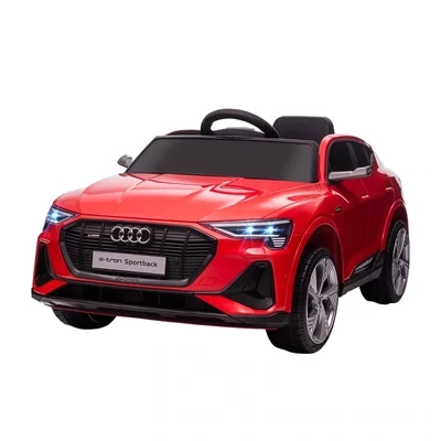 Audi e-tron Sportback Kinder-Elektroauto, bis 5 km/h, rot