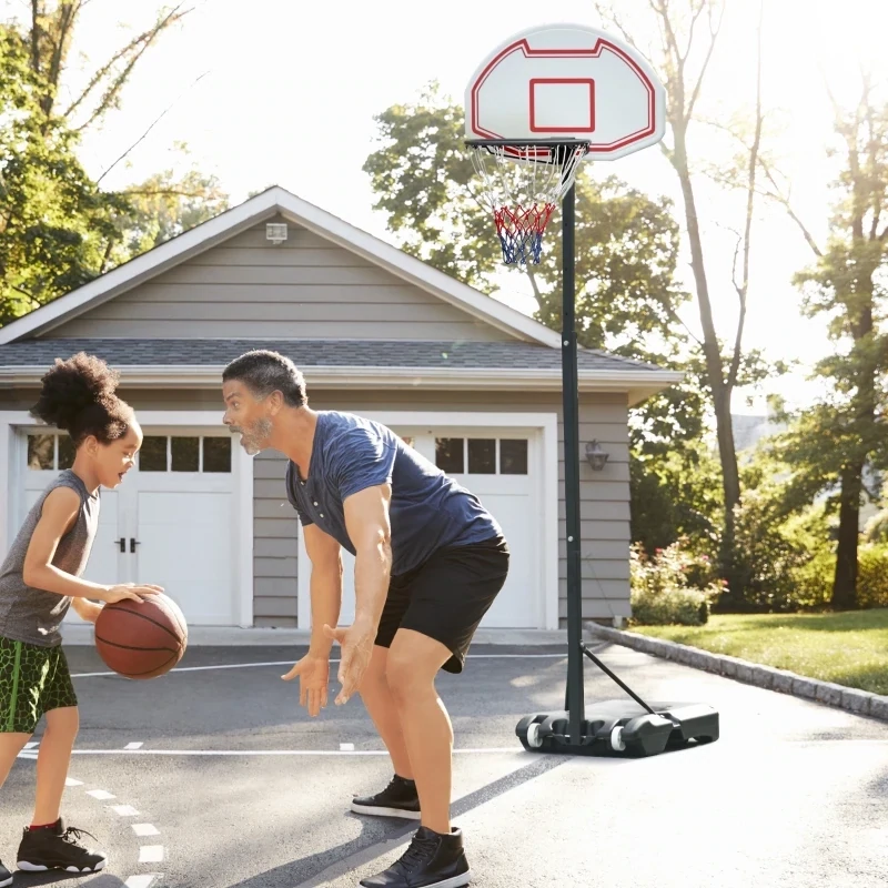 Kinder Basketballkorb mit Ständer höhenverstellbar 205-250cm