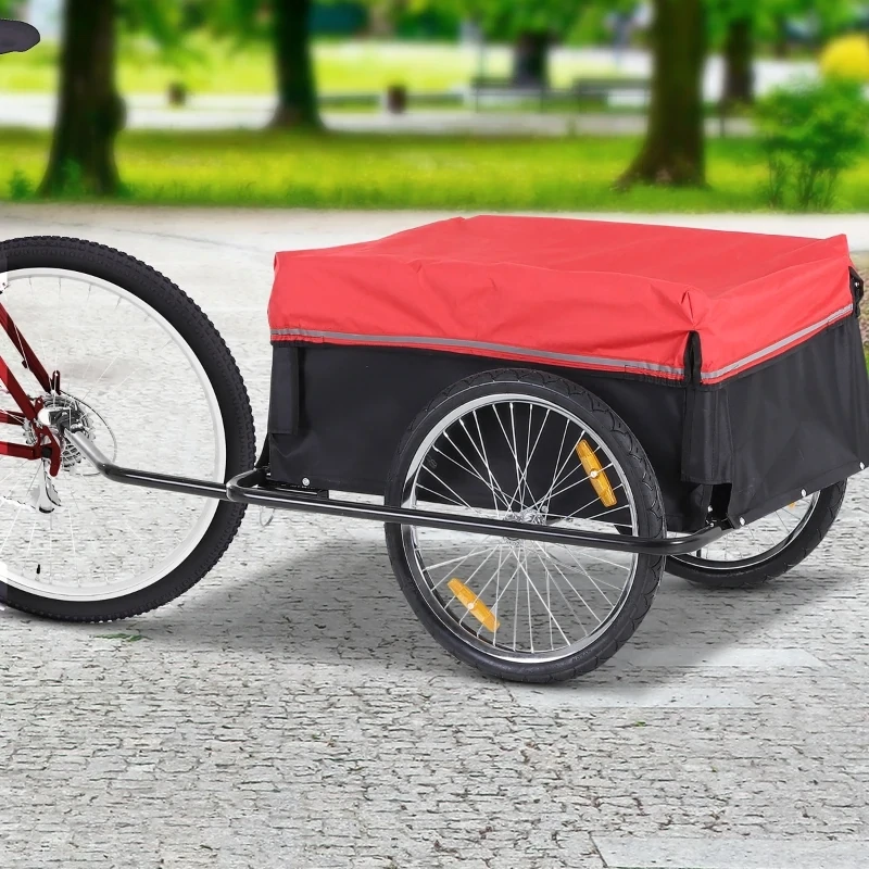 Transport- Lastenanhänger Velo-Anhänger Fahrradanhänger rot