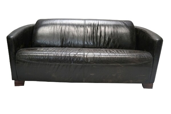 Rocket 3-Sitzer Ledersofa