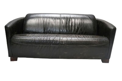 Rocket 3-Sitzer Ledersofa