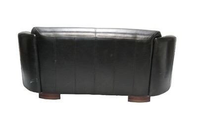 3-Sitzer Ledersofa "Rocket" – Rindsleder, Handgenäht, Eichenfüsse