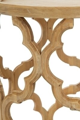 Holz Beistelltisch "Amazonia" Höhe ca. 54 cm