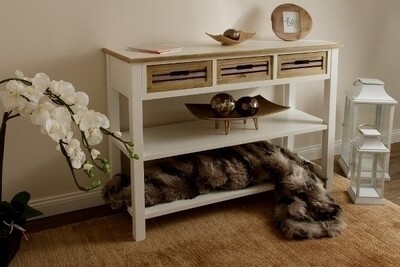 Konsole, Tisch, Sideboard &quot;Provence&quot;, mit 3 Schubladen