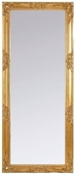 Barock-Spiegel &quot;Bozorg V&quot;, gold 162 cm x 7 cm x 72 cm