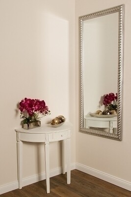 eleganter Wandspiegel &quot;Mina&quot;, silber 72 x 162 cm