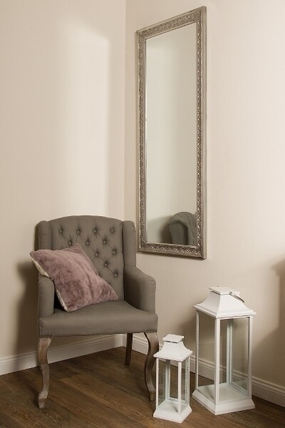 Traumhafter Spiegel &quot;Pari&quot; III , silber 60 x 150 cm