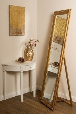 Antiker Standspiegel &quot;Minu VI&quot; gold 50 x 180 cm