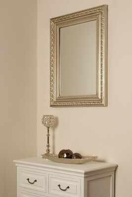 Spiegel Antikstyle &quot;Iman II&quot;, silber 62 x 82 cm