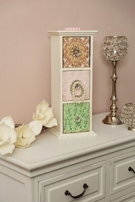 Schmuckkasten &quot;Paisley&quot;, mit 3 Schubladen