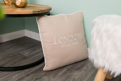 Kissen &quot;London Tower Bridge&quot;, creme