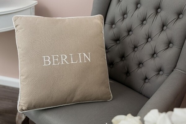 Deko-Kissen "Berlin", creme