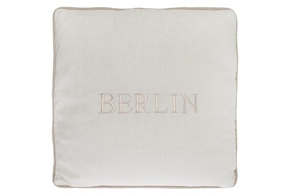 Deko-Kissen "Berlin", weiss