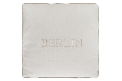 Deko-Kissen "Berlin", weiss
